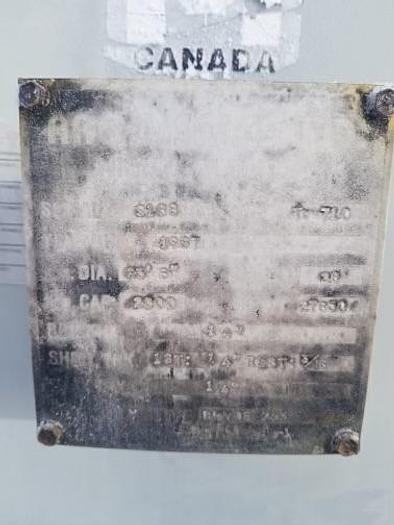 Used 2000 Barrel Coated Tank