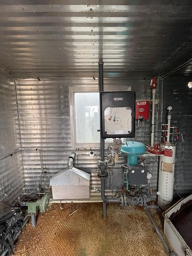 Used 16" 1440 PSI Vertical Separator Package w/Integral 100 Bbl Double Wall Fiberglass Tank