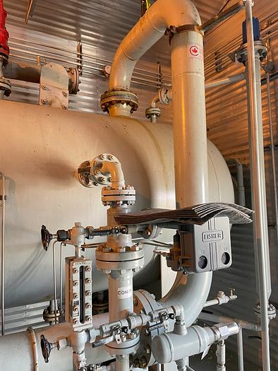 Used 60" x 24' 720 PSI Sour Horizontal 3 Phase Separator Package