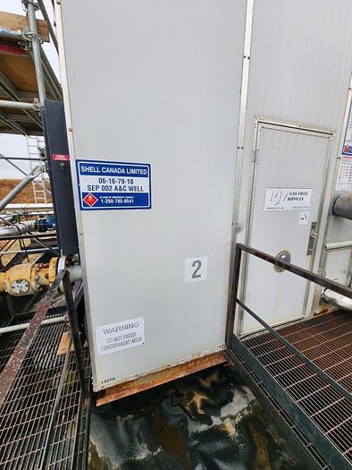 Used 30" 1440 PSI Vertical Sour Separator Package w/Integral 400 BBL Tank