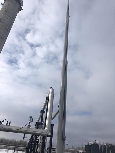 Used 25 BBL 50 PSI Sour Internally Coated Flare Knockout