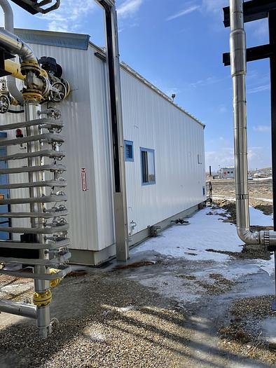 Used 60" x 24' 720 PSI Sour Horizontal 3 Phase Separator Package