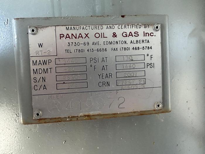 Used 24" Separator, 1440 PSI, 