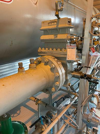 Used 60" x 24' 720 PSI Sour Horizontal 3 Phase Separator Package