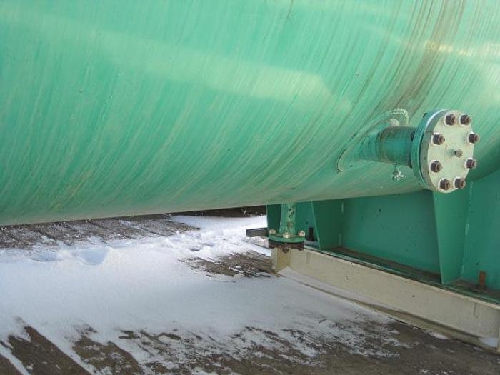 Used 6' x 20' 100 PSI Horizontal Electrostatic Internally Coated Treater