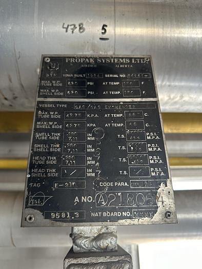 Used 12,000 Gallon 250 PSI LPG Storage Bullet