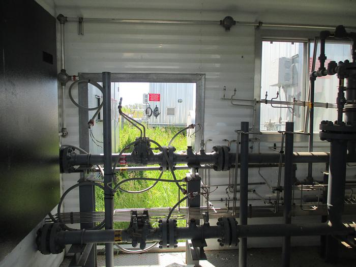 Used Dual 3" 600# ANSI SImplex Meter Skid