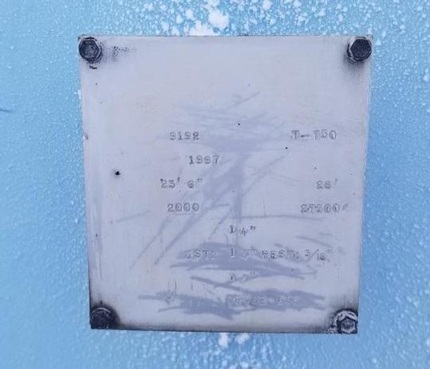 Used 2000 Barrel Insulated Tank