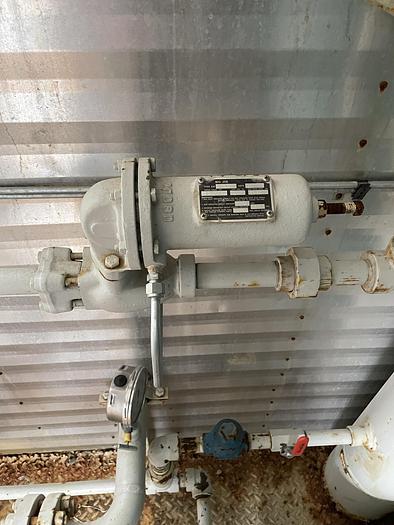 Used 16" 1440 PSI Vertical Separator Package w/Integral 100 Bbl Double Wall Fiberglass Tank