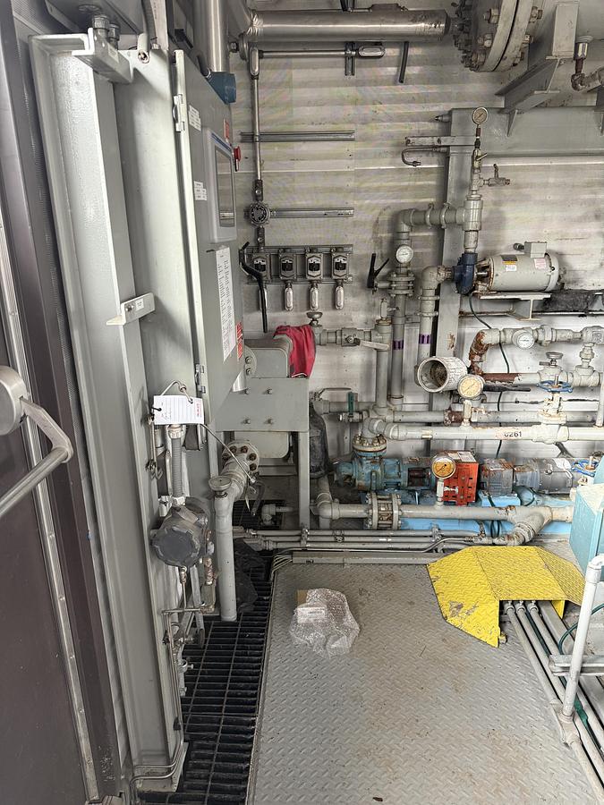 Used 75 HP Electric Driven Frick XJF-151M VRU Screw Compressor