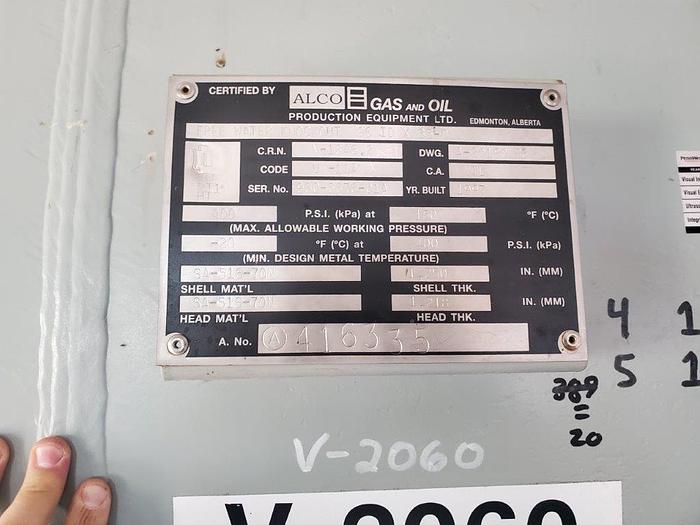 Used 8' x 35' 400 PSI FWKO