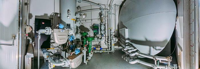 Refurbished 30" 1440 PSI Vertical Sour Separator Package w/Integral 400 BBL Tank