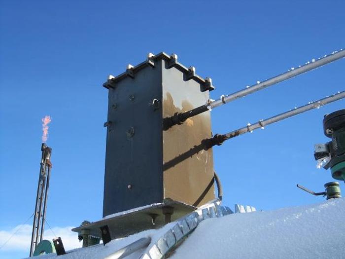 Used 6' x 20' 100 PSI Horizontal Electrostatic Internally Coated Treater