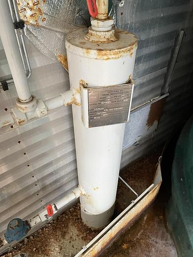 Used 16" 1440 PSI Vertical Separator Package w/Integral 100 Bbl Double Wall Fiberglass Tank