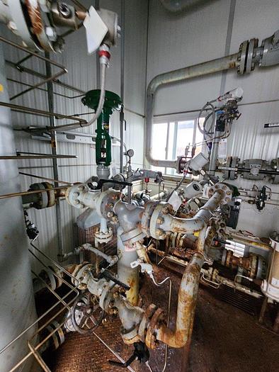 Used 30" 1440 PSI Vertical Sour Separator Package w/Integral 400 BBL Tank