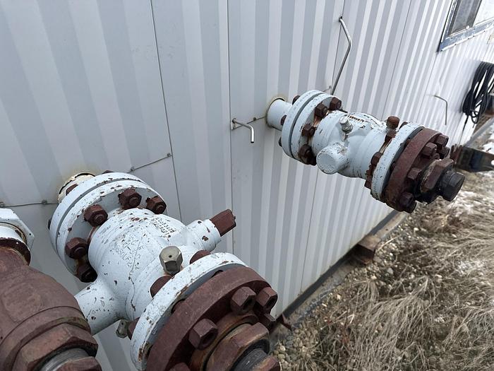 Used 48" 720 PSI Group Separator with 36" 720 PSI Test Separator and 8 Well Inlet Header