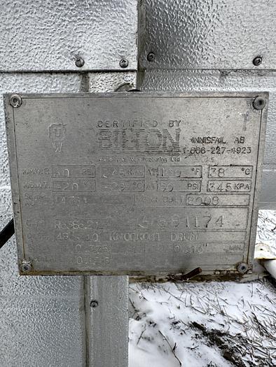 Used 25 BBL 50 PSI FKOD