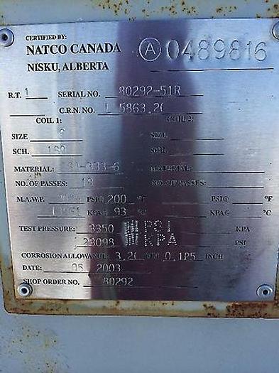 Used 5 MMBTU/Hr Lineheater