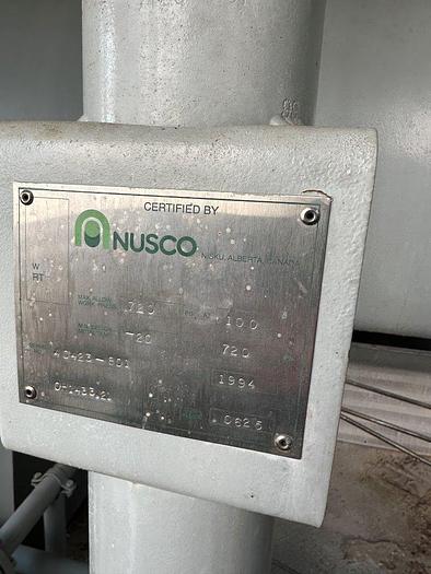 Used 36" 720 PSI Horizontal Sour Separator Package