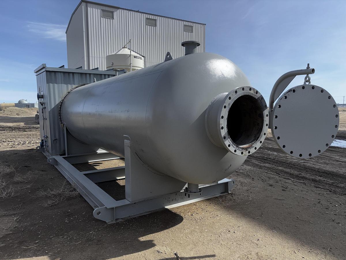 Used 6' x 20' Horizontal 75 PSI Rushton Free Water Knock Out - 15706