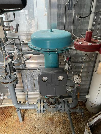 Used 16" 1440 PSI Vertical Separator Package w/Integral 100 Bbl Double Wall Fiberglass Tank