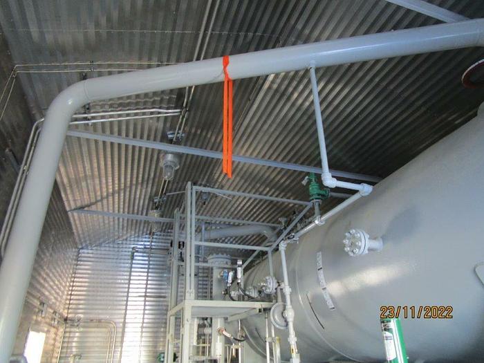 Used 54" x 16' 720 PSI Horizontal Sweet Separator c/w Blow Case