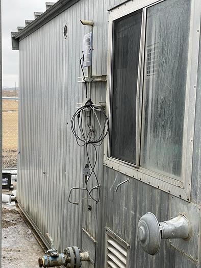 Used 16" 1440 PSI Vertical Separator Package w/Integral 100 Bbl Double Wall Fiberglass Tank