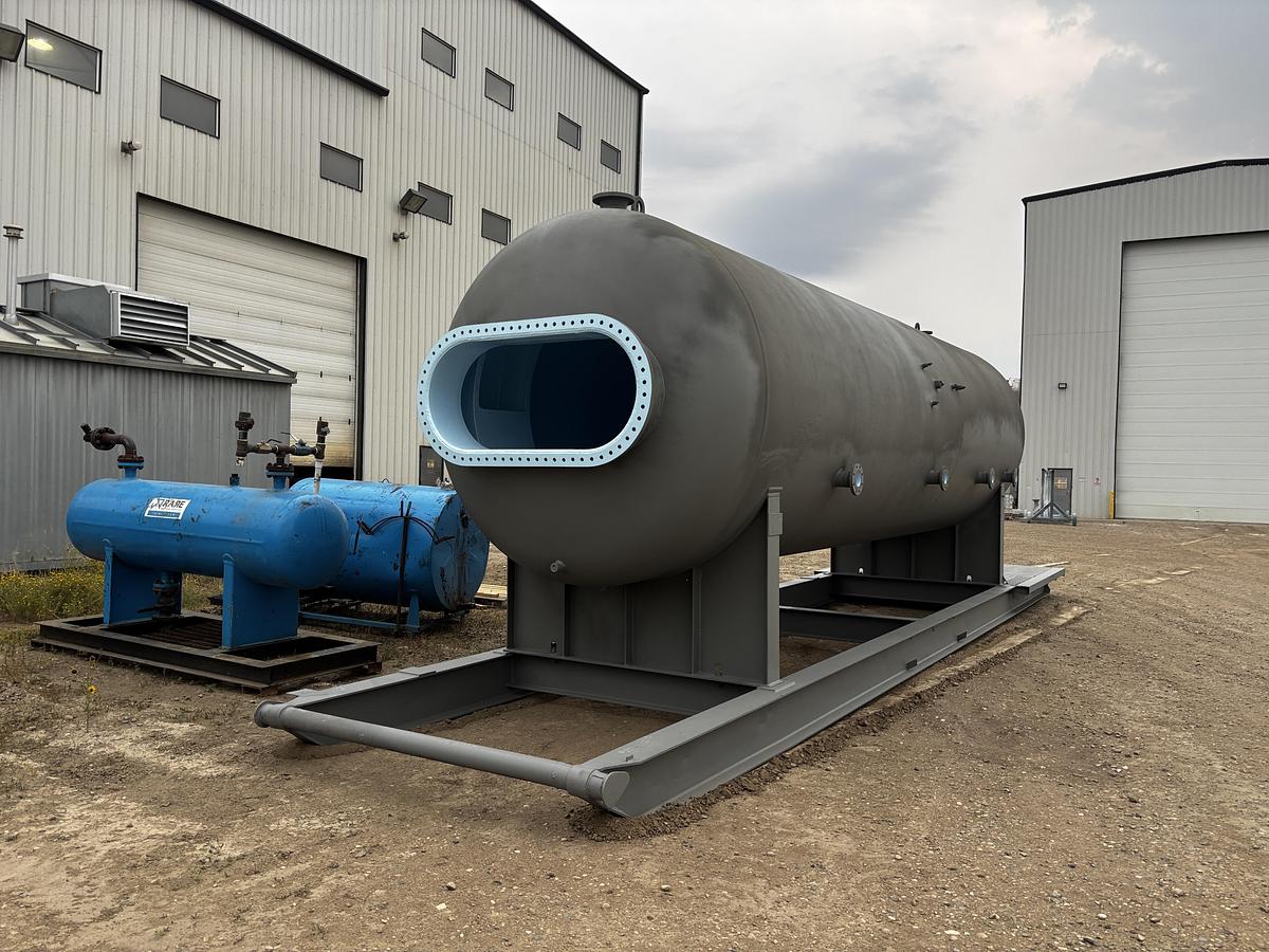 Refurbished 8' x 25' Horizontal 50 PSI Smith Treater - 15707