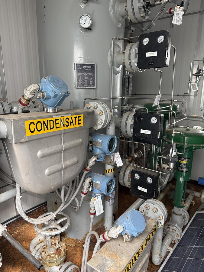 Used 30" 1440 PSI Vertical Sour Separator Package w/Integral 400 BBL Tank