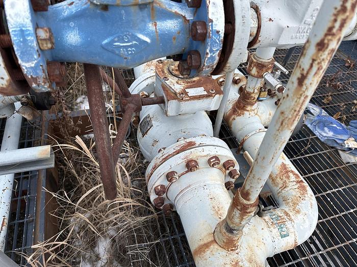 Used 48" 720 PSI Group Separator with 36" 720 PSI Test Separator and 8 Well Inlet Header