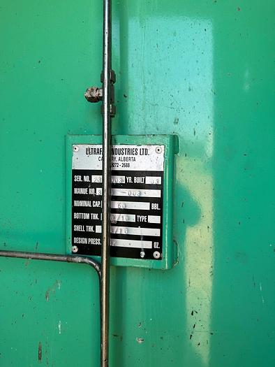 Used 50 BBL Double Wall Heated Internally Coated Tank