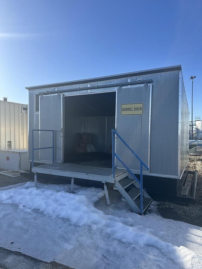 Used Barrel Dock Containment Building