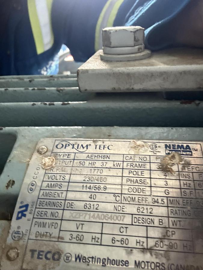 Used 50 HP Ro-Flo VRU Compressor