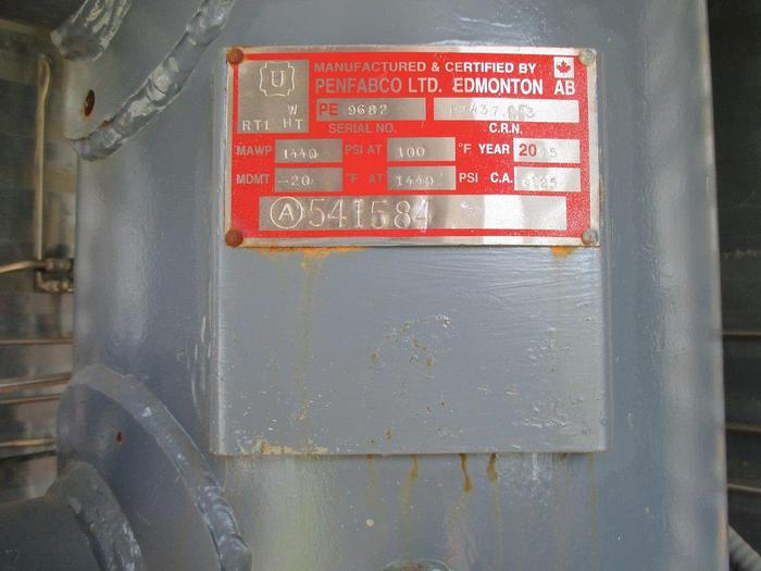 Used 16" 1440 PSI Vertical Sour Separator Package