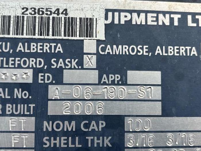 Used 100 BBL Double Wall Heated and Insulated Tank