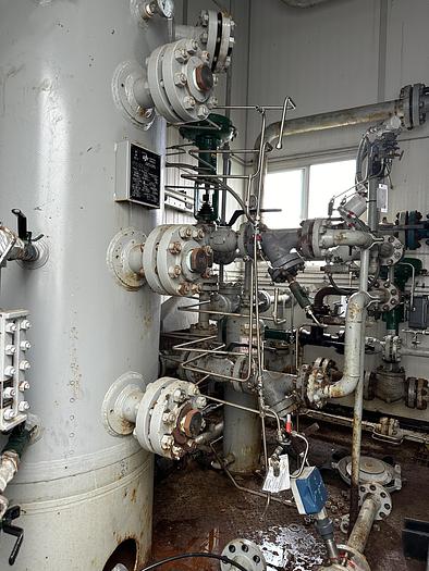 Used 30" 1440 PSI Vertical Sour Separator Package w/Integral 400 BBL Tank