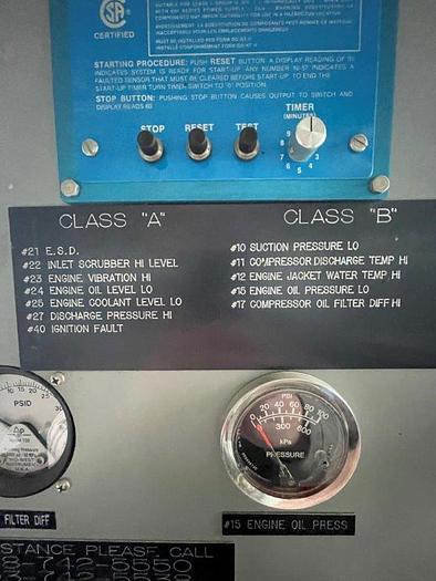 Used 20HP Rotary Vane Compressor