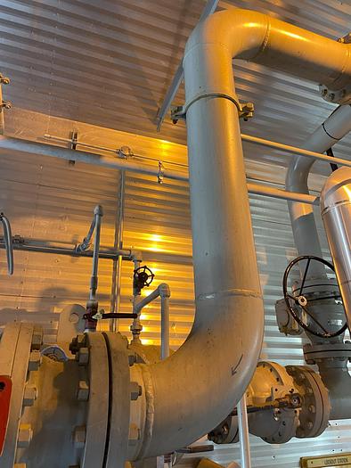 Used 60" x 24' 720 PSI Sour Horizontal 3 Phase Separator Package