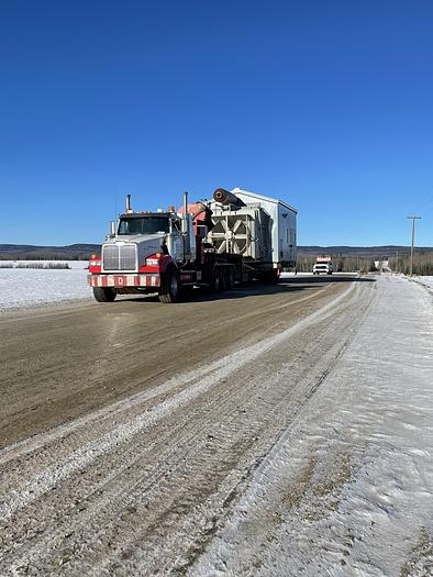 Used 400 HP Frick TDSH283L Screw Compressor w/ Cat 3408 Natural Gas Driver