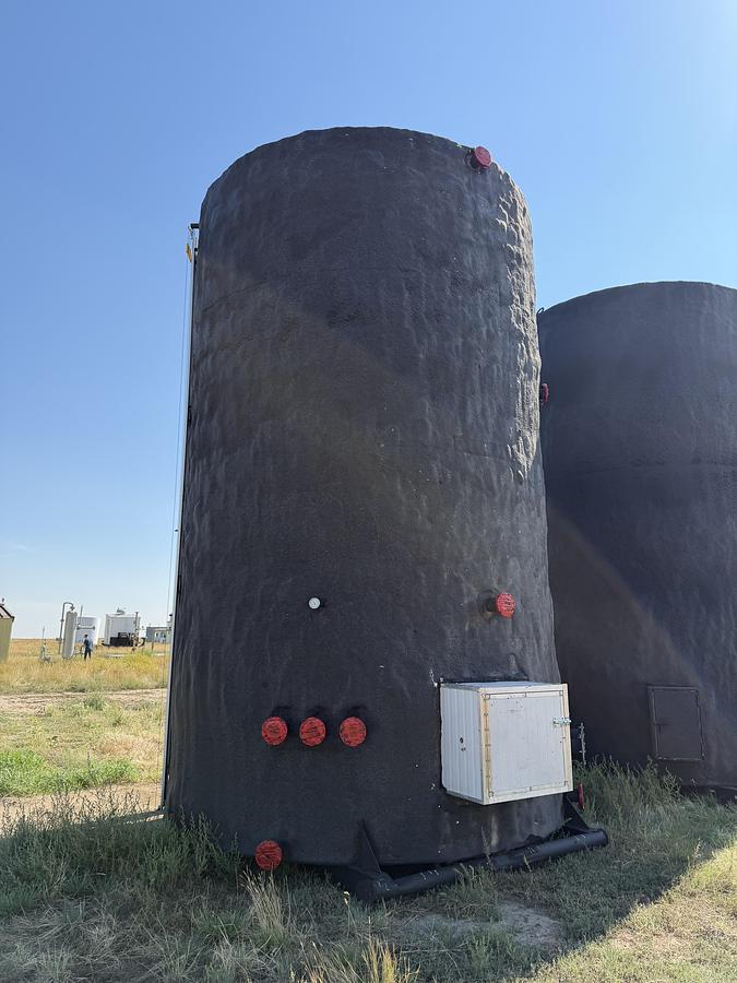 Refurbished 400 BBL L-Skidded, Insulated Tank - 16022
