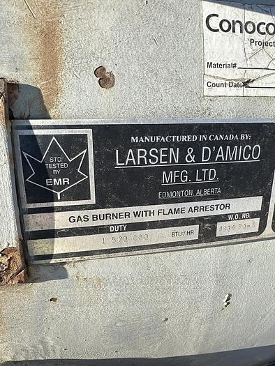 Used 1.5mmBTU Sour Line Heater