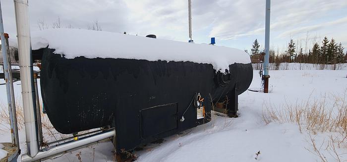 Used 100 BBL Double Wall 14.9 PSI 84" x 15' Flare KO