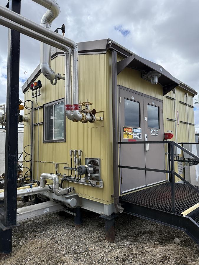 Used 75 HP Electric Driven Frick XJF-151M VRU Screw Compressor