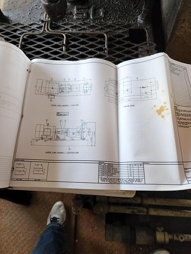 Used Dual Triplex Plunger Pump Package