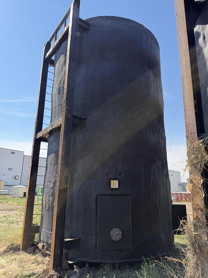 Refurbished 400 BBL Double Wall External Heat Box, Insulated, Internally Coated Tank - 15523