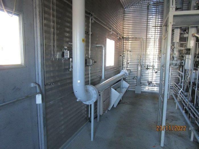 Used 54" x 16' 720 PSI Horizontal Sweet Separator c/w Blow Case