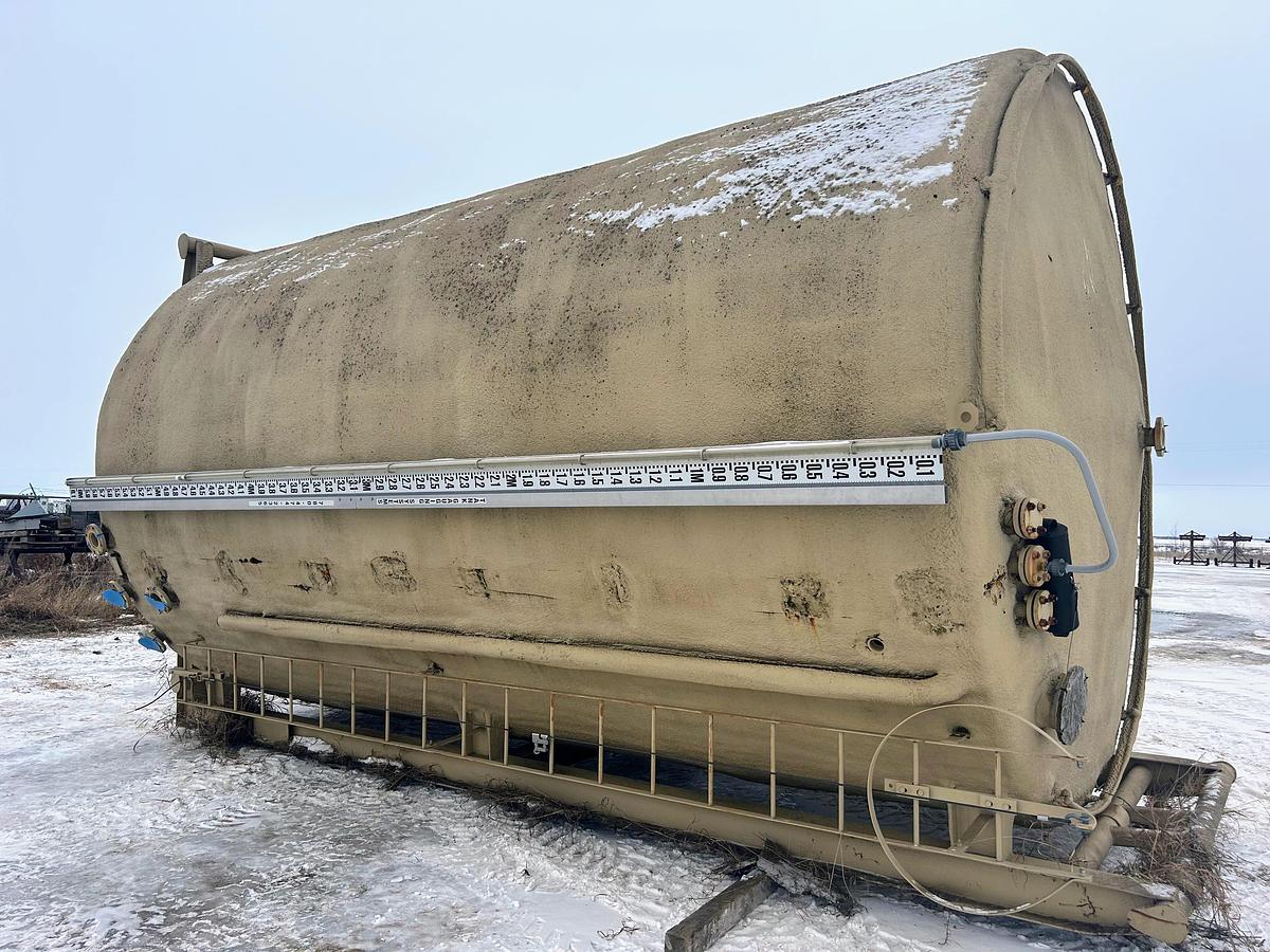 Refurbished 400 BBL Insulated -L-Skidded Tank