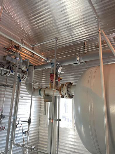 Used 60" x 24' 720 PSI Sour Horizontal 3 Phase Separator Package