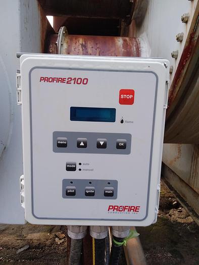 Used 8 MMBTU/Hr. 9' D x 36' L Insulated Shell Lineheater