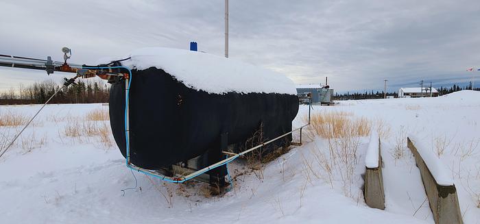 Used 100 BBL Double Wall 14.9 PSI 84" x 15' Flare KO